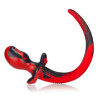 Oxballs - Plug Queue de chien Pug Rouge 8.5 x 4.4 cm