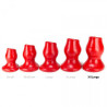 Oxballs - Plug Pig-Hole Fuck XXL 14 x 9cm Rouge