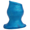 Oxballs - Plug Tunnel Pig-Hole Platinum Bleu 12 x 8.5 cm