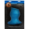 Oxballs - Plug Tunnel Pig-Hole Platinum Bleu 12 x 8.5 cm