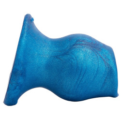 Oxballs - Plug Tunnel Pig-Hole Platinum Bleu 12 x 8.5 cm
