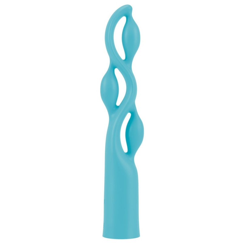 Vibro Fabulous 18 cm turquoise - vibromasseur 3 moteurs | Nedgy