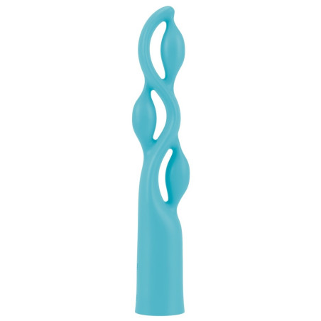 Vibro Fabulous 18 cm turquoise - vibromasseur 3 moteurs | Nedgy