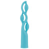 Vibro Fabulous 18 cm turquoise - vibromasseur 3 moteurs | Nedgy