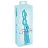 Vibro Fabulous 18 cm turquoise - vibromasseur 3 moteurs | Nedgy