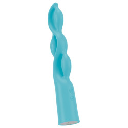 Vibro Fabulous 18 cm turquoise - vibromasseur 3 moteurs | Nedgy