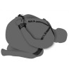 Mainteneur de position bondage - harness et menottes | Nedgy