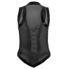 Body Lofnis noir S/M - body masculin tulle transparent | Nedgy