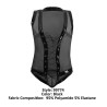 Body Lofnis noir S/M - body masculin tulle transparent | Nedgy