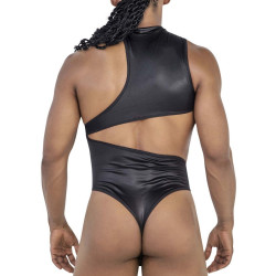 Body Erzul noir L/XL - body masculin boutons-pressions | Nedgy