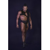 Body Erzul noir L/XL - body masculin boutons-pressions | Nedgy