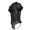 Body-string Geolix noir L/XL - tulle motifs géométriques | Nedgy