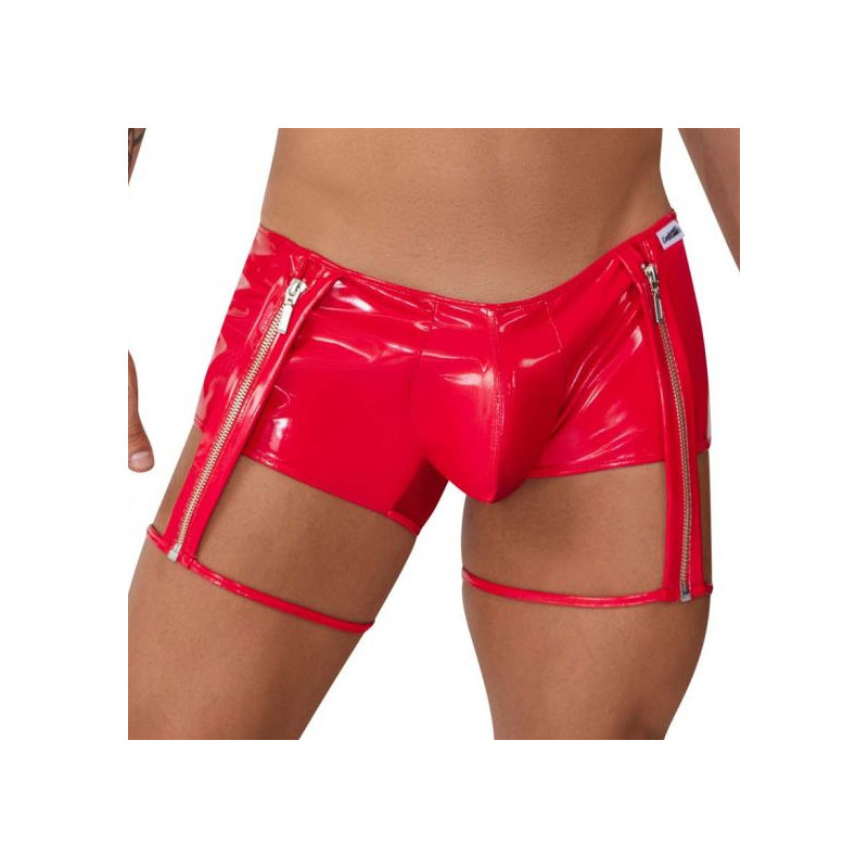 Boxer porte-jarretelles Lakshmi rouge L/XL - Candyman | Nedgy