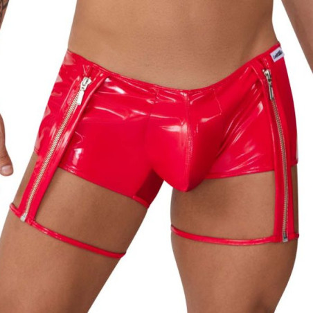 Boxer porte-jarretelles Lakshmi rouge L/XL - Candyman | Nedgy