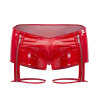 Boxer porte-jarretelles Lakshmi rouge L/XL - Candyman | Nedgy