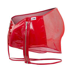 Boxer porte-jarretelles Lakshmi rouge L/XL - Candyman | Nedgy