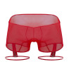 Boxer porte-jarretelles Lakshmi rouge L/XL - Candyman | Nedgy