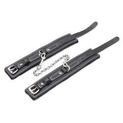 Kit SM Diamo 5 pièces noir - fourrure et strass | Nedgy