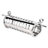 Double cage de chasteté Steelock 15 cm métal | Nedgy