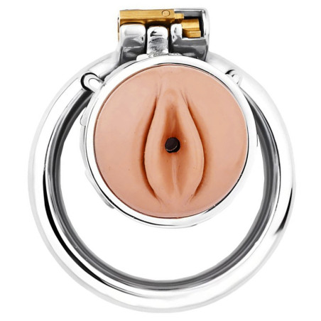 Cage de chasteté Xtrem Pussy 2 cm métal | Nedgy