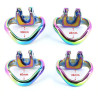 Cage de chasteté Rainbow métal colorée 5,5 cm | Nedgy