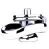 Mini cage de chasteté Dickon 2 cm métal chromé | Nedgy