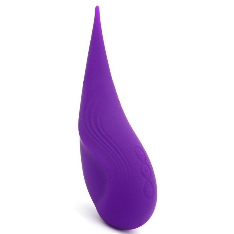 Stimulateur clitoris Elliptical violet silicone | Nedgy
