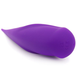 Stimulateur clitoris Elliptical violet silicone | Nedgy
