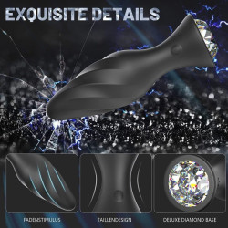 Plug bijou vibrant Jewervibe télécommandé | Nedgy