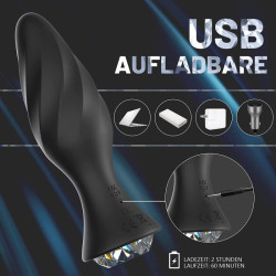 Plug bijou vibrant Jewervibe télécommandé | Nedgy