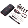 Kit BDSM grelots Bells 6 pièces noir-rouge | Nedgy