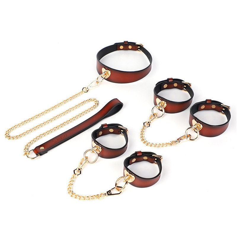 Kit SM Hortt 3 pièces marron coeur doré | Nedgy