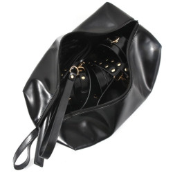 Kit SM 7 pièces noir avec sacoche bondage | Nedgy