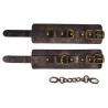 Menottes cuir vieilli Vintagy poignets | Nedgy