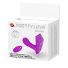 Double stimulateur Willie Pretty Love violet | Nedgy