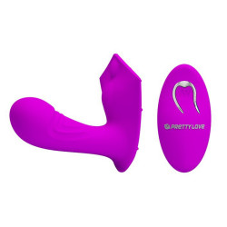 Double stimulateur Willie Pretty Love violet | Nedgy