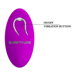 Double stimulateur Willie Pretty Love violet | Nedgy