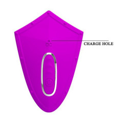 Double stimulateur Willie Pretty Love violet | Nedgy