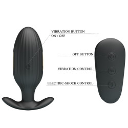 Plug vibrant électrostim Kelly Royal Pleasure | Nedgy