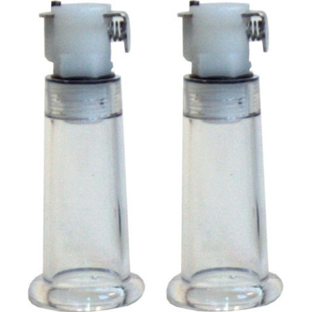 Cylindres pumping tétons 4 cm x 15 mm | Nedgy