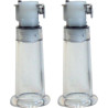 Cylindres pumping tétons 4 cm x 15 mm | Nedgy