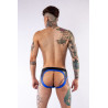 Jockstrap néoprène Mister B Jock Brief noir-bleu XS | Nedgy