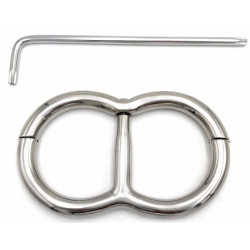 Menottes acier inoxydable Eight 50 mm | Nedgy