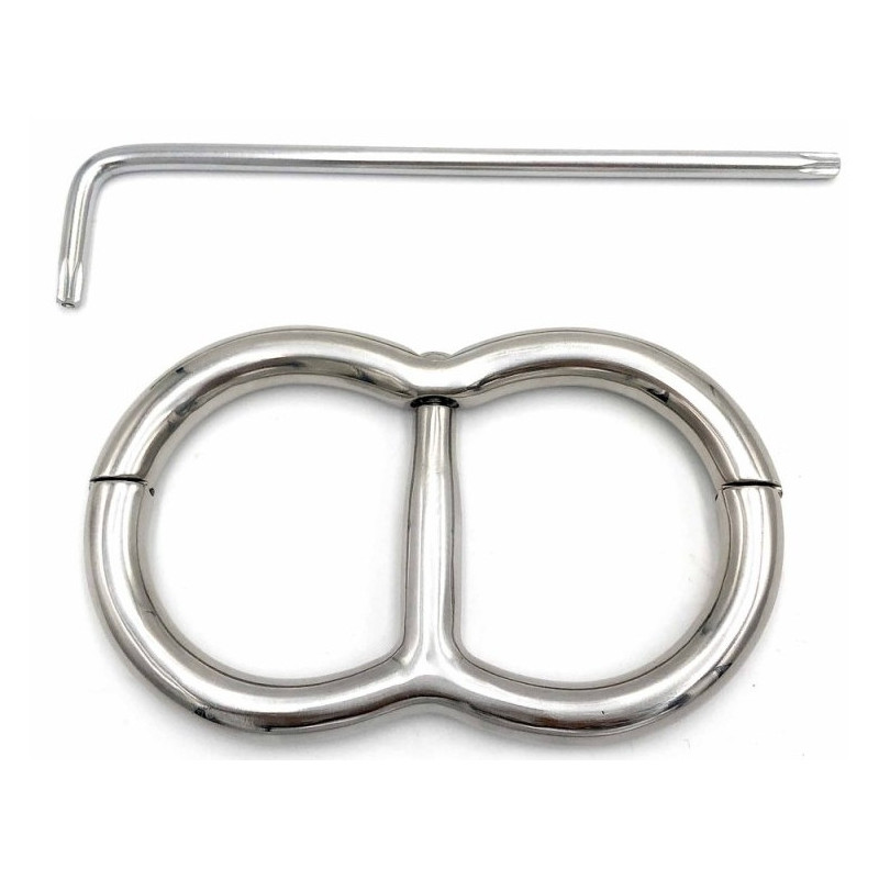 Menottes acier inoxydable Eight 50 mm | Nedgy