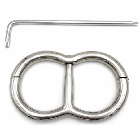 Menottes acier inoxydable Eight 50 mm | Nedgy