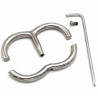 Menottes acier inoxydable Eight 50 mm | Nedgy