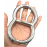 Menottes acier inoxydable Eight 50 mm | Nedgy