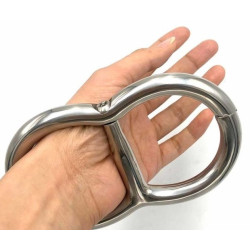 Menottes acier inoxydable Eight 50 mm | Nedgy