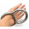 Menottes acier inoxydable Eight 50 mm | Nedgy