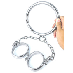 Collier menottes acier Neckop chaînes | Nedgy